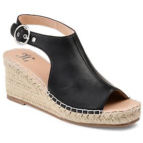 Journee Collection Womens Wide Width Crew Wedge Sandal