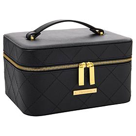 Joy First Class Luxury Leather Cosmetics & More Chic Train Case