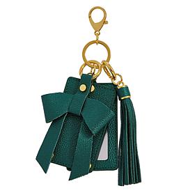 Joy Luxe Leather Glamorous Charms 3-piece Keychain Collection