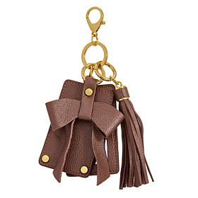 Joy Luxe Leather Glamorous Charms 3-piece Keychain Collection