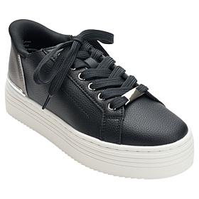 Joy Performance Easy-On Easy-Off Leather Platform Comfort Sneakers