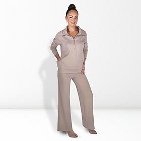 Joy Performance Luxe Buttersoft 2pc Half Zip Top & Pant Set