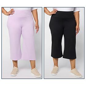 Joy Performance Luxe Buttersoft Buy One, Get One Wide Leg Capris