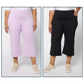 Joy Performance Luxe Buttersoft Buy One, Get One Wide Leg Capris