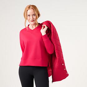 Joy Performance Luxe Buttersoft Comfy Cozy V-Neck