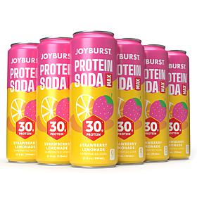 Joyburst 12-count Protein Soda MAX - Strawberry Lemonade