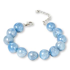 KALIFANO Cultured Baroque Colors of Pearl Bracelet