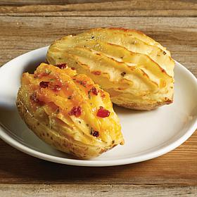 Kansas City Steaks (4)Cheddar Bacon (4)Sour Cream Chive Baked Potatoes