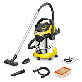 Karcher WD 6PS Multi-Purpose 8 Gallon Wet-Dry Vacuum with Attachments