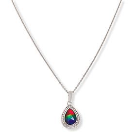 Kenneth Bradley Ammolite Gems Everyday Wear Pendant & Chain
