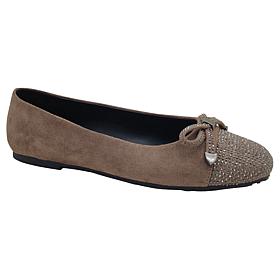 Kenneth Cole Reaction Ellie Jeweled Cap Toe Ballet Flat