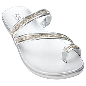 Kenneth Cole Reaction Gia Rhinestone-Embellished Slip-On Sandal