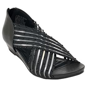 Kenneth Cole Reaction Gigi Jeweled Stretch X-Band Wedge Sandal
