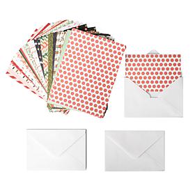 Kingston Crafts Christmas & Winter 120-piece Card Base & Envelope Set