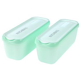 Kitchen HQ 2-pack 1.5-Quart Ice Cream Storage Tubs