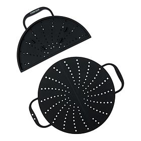 Kitchen HQ 2-pack Foldable Silicone Splatter Screens