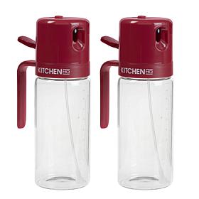 Kitchen HQ 2-pack Spray & Pour Glass Oil Sprayers