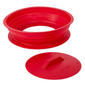 Kitchen HQ Collapsible Silicone Splatter Guard with Pan Lid