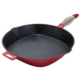 Kitchen HQ Diamond-Infused Ceramic Nonstick Cast Iron Skillet