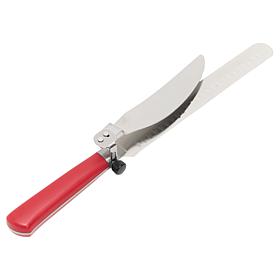 Kitchen HQ Hollow-Edge Slicer with Adjustable Thickness Guide