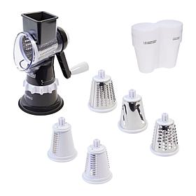 Kitchen HQ Speed Grater & Slicer with Suction Base & Drum Holder