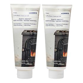 Korres 2-pack Mega Size Coffee Beans ElastiSmooth Body Butter