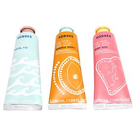 Korres Greek Almond Oil Nourishing Hand Cream Trio