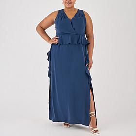 La Joie Ruffle Maxi Dress