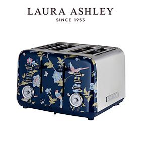Laura Ashley VQ 4-Slice Toaster, Elveden Navy