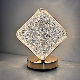 LAX Gadgets Night Light Diamond LED Crystal Lamp