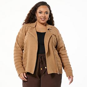 LB70 by Lloyd Boston Go To Moto Sweater Cardigan