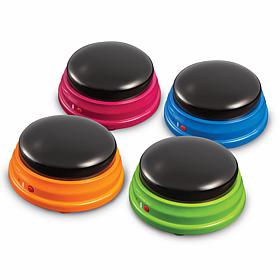 Learning Resources Recordable Answer Buzzers - Set of 4