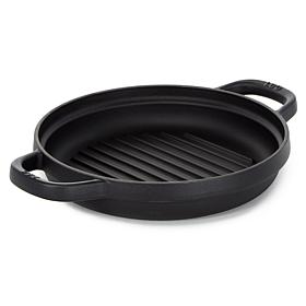 Leo Graphite Round 10.25" Cast Iron Grill Pan