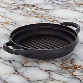 Leo Graphite Round 10.25" Cast Iron Grill Pan