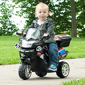 Lil' Rider 3-Wheel Battery-Powered FX Sport Bike - Black