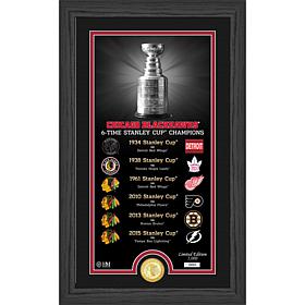 Limited Edition Chicago Blackhawks 12" x 20" Framed Commemorative