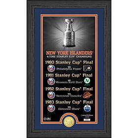 Limited Edition NY Islanders 12" x 20" Frame with Bronze Coin