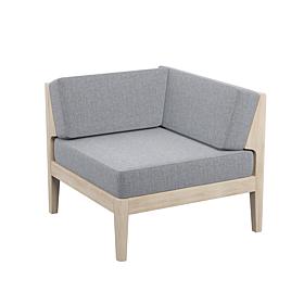 Linon Thea Outdoor Corner Chair with Cushions