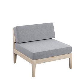 Linon Thea Outdoor Middle Chair with Cushions