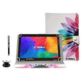 LINSAY 10.1" IPS 2GB RAM, 64GB Storage Android 13 Tablet Bundle