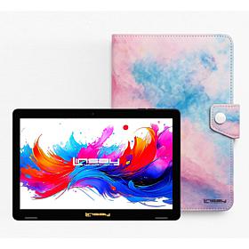 LINSAY 10.1" Octa Core 256GB Tablet with Marbled Case