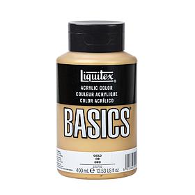 Liquitex Basics Acrylics Colors - Gold 13.5 oz. - Squeeze Bottle