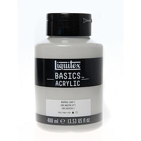 Liquitex Basics Acrylics Colors - Neutral Gray Value 5 13.5 oz. 