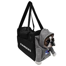 Little Earth NHL New York Rangers Furry Fan Pet Carrier
