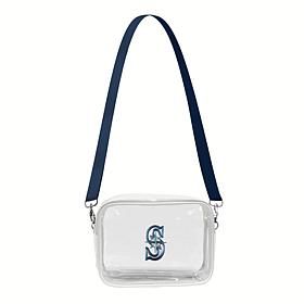 Littlearth MLB Seattle Mariners 3D Logo Clear Fanny Fan Purse