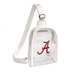 Littlearth NCAA Alabama Crimson Tide 3D Logo Clear Mini Sling