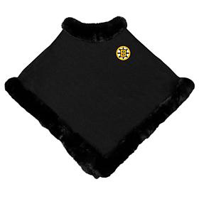 Littlearth NHL Boston Bruins Fur Trim Poncho