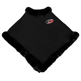 Littlearth NHL Carolina Hurricanes Fur Trim Poncho