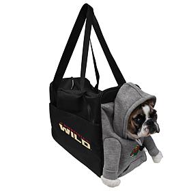Littlearth NHL Minnesota Wild Furry Fan Pet Carrier