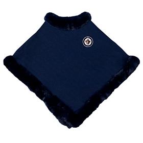 Littlearth NHL Winnipeg Jets Fur Trim Poncho
